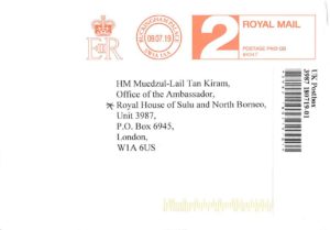 Duke of Cambridge Birthday 2019 Envelope 300x209 1