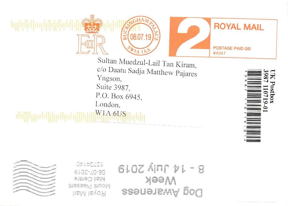 Prince Philip envelope 1